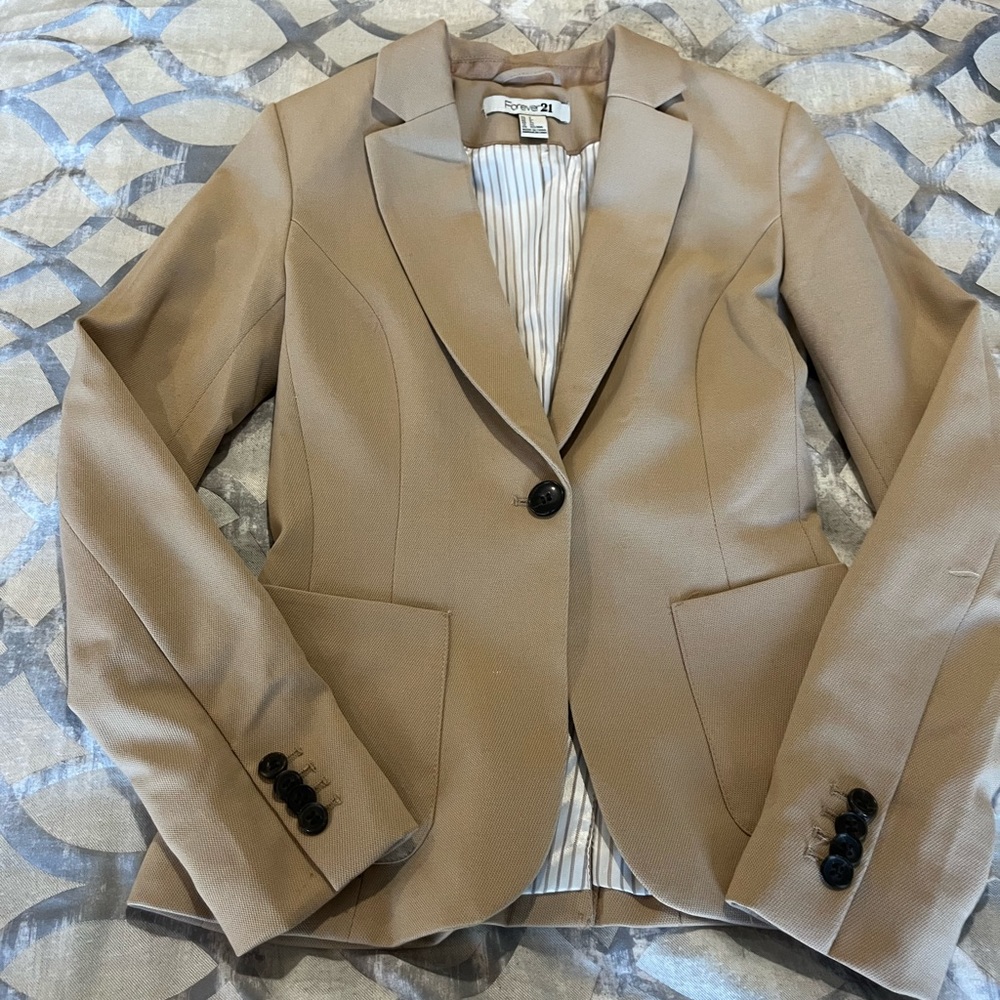 Tan blazer
